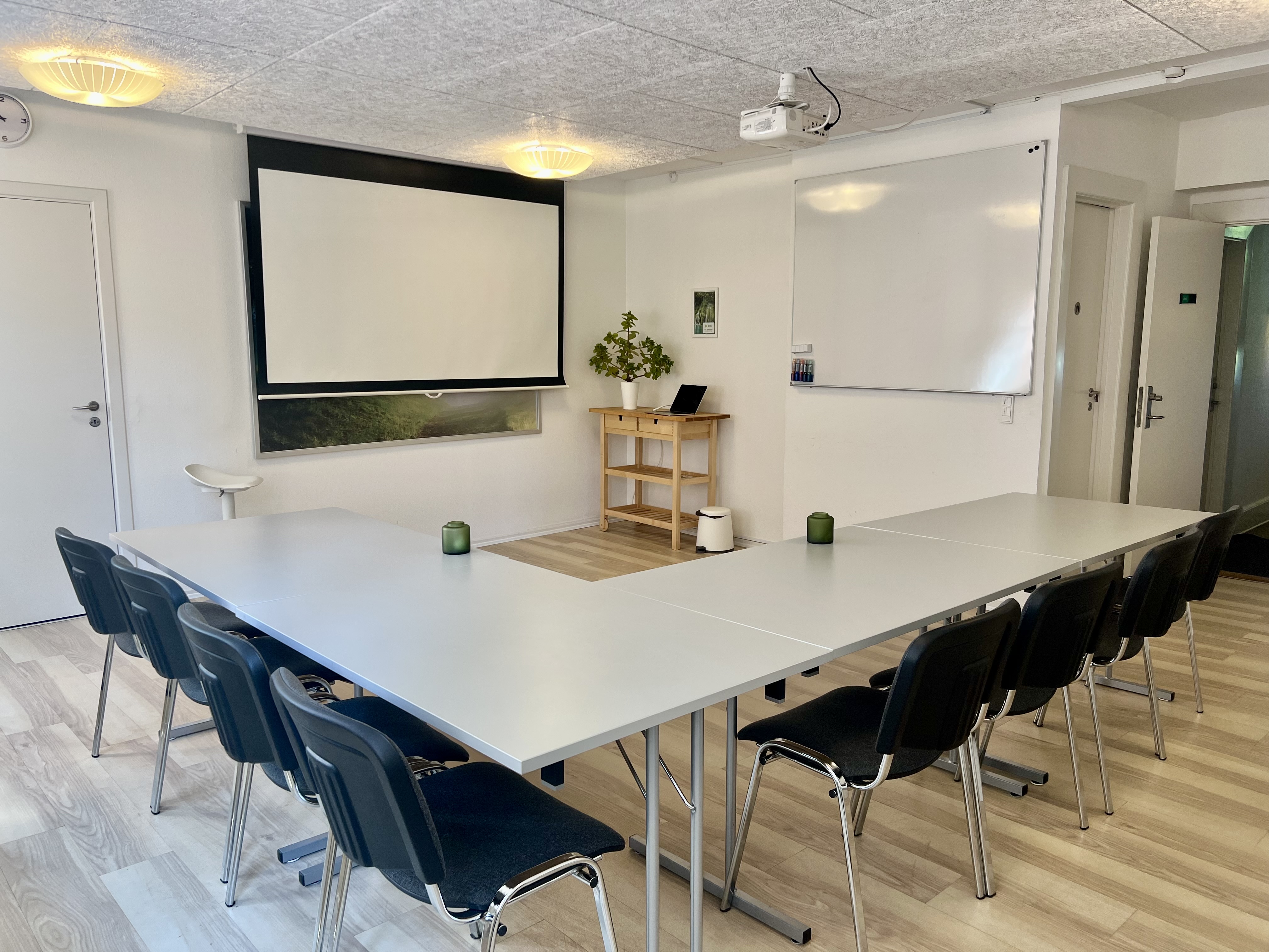 Undervisningslokale på 1. sal